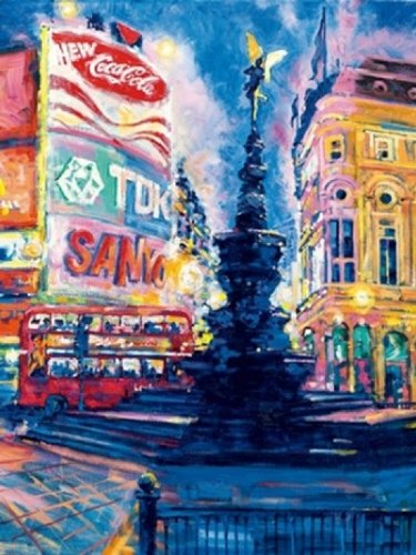 Piccadilly Circus, London Poster Print by Roy Avis (24 x 32)