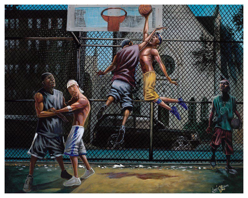 in Mid Air by Lonnie Ollivierre Art Print, 10 x 8 inches