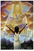 His Eyes on the Sparrow by Lester Kern - 36 x 24 inches - Fine Art Print / Poster