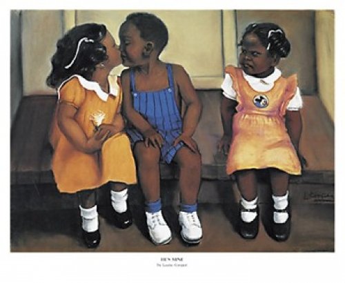 He's Mine Poster Print by Laurie Cooper (17 x 14)