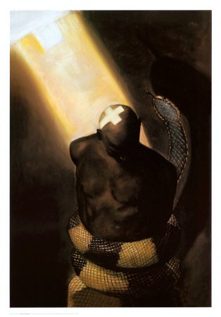 Spiritual Warfare, Fine Art Print by Laurie Cooper, 20x29