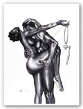 Bruce Teleky Lock and Key United by Kevin A. Williams (WAK) 32"x24" Art Print Poster