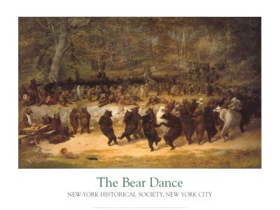 The Bear Dance Art Poster Print by William Holbrook Beard, 38x27 Art Poster Print by William Holbrook Beard, 38x27
