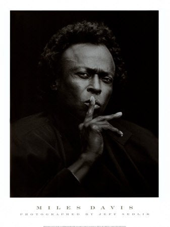 Miles Davis Art Poster Print by Jeff Sedlik, 24x32