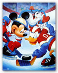 Mickey and Friends: Ice Hockey by Walt Disney 28"x22" Art Print Poster