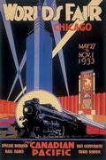 World's Fair Chicago, 1933 by Norman Fraser - 36 x 24 inches - Fine Art Print / Poster