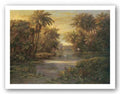 Lagoon At Daybreak by Montoya 28"x22" Art Print Poster