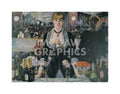 Bar at the Folies-Bergere by Edouard Manet, Art Print Poster 11" x 14"