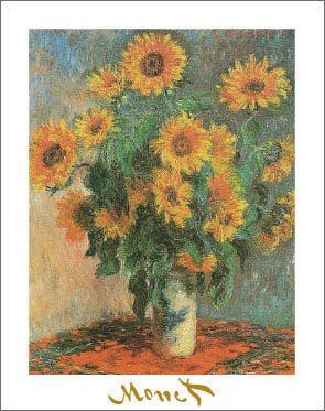 artworkforless.com Sunflowers, 1881 by Claude Monet - 28 x 22 inches - Fine Art Print/Poster