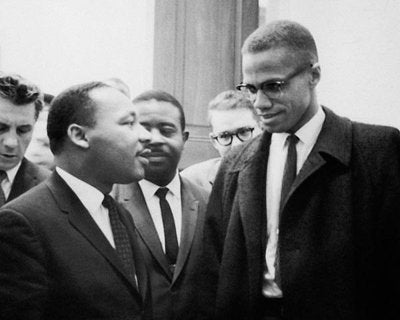 Bruce Teleky Martin Luther King Jr. and Malcolm X Washington DC March 26 1964 by McMahan Photo Archive
