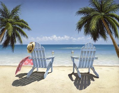 Cocktails for Two - Poster by Daniel Pollera (29x23)