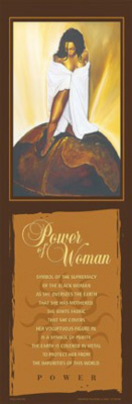 Bruce Teleky Power of Woman (Statement Edition) by Kevin Williams (WAK) 36"x12" Art Print Poster African-American