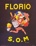 Vintage Florio S.O.M. by Marcello Dudovich Advertising Reproduction Print Poster (24 x 36)