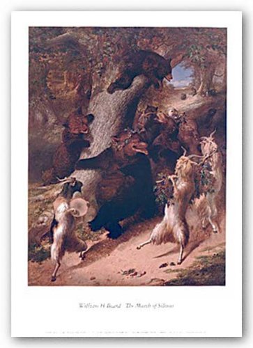 The March of Silenus by William Holbrook Beard - 35 x 24 inches - Fine Art Print / Poster