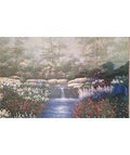 Diane Romanello Spring Waterfall Landscape - Blue
