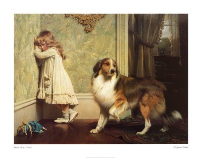 A Special Pleader by Charles Burton Barber - 22 x 28 inches - Fine Art Print / Poster
