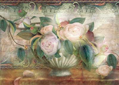 A Season by Alma Lee . Art Print Poster 24.00 X 18.00