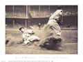 Joe DiMaggio Sliding Into Third Poster Print by Bettmann Archive (16 x 12)