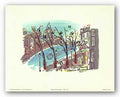 Bruce Teleky Parisian Street Scene #11 by Claude Rodewald 5.75"x9" Art Print Poster