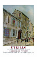Rue Cortot a Montmartre - Poster by Maurice Utrillo (22 1/2X35)
