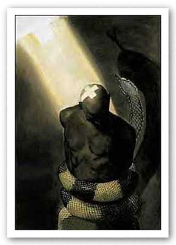Spiritual Warfare by Laurie Cooper - 30 x 21 inches - Fine Art Print / Poster