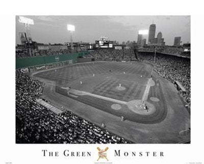 Anonymous the Green Monster: Fenway Park 20 x 16 Poster Print