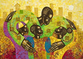 The Spirit of Fatherhood by Larry Poncho Brown - 22 x 29 inches - Fine Art Print / Poster