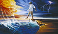 Step Out on Faith Art Poster Print by Kevin A. Williams, 38x23