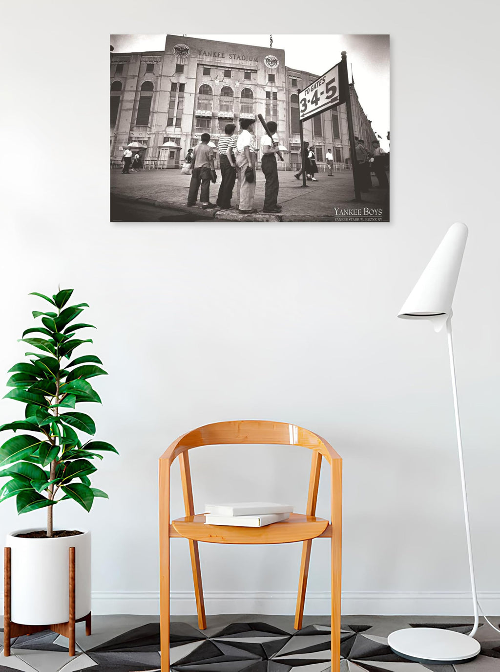 Buyartforless Vintage Yankee Stadium Yankee Boys 36x24 Sports Art Print Poster