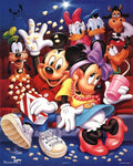 Mickey Mouse and Friends At the Movies Poster 16 x 20in