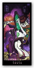 Bruce Teleky Salsa by Michael Wallace 34"x15.75" Art Print Poster