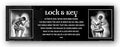 Lock and Key - Male and Female (Statement Edition) by Kevin Williams (WAK) 12"x36" Art