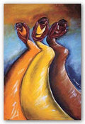 Sisters with an Attitude by Kerream Jones - 36 x 24 inches - Fine Art Print / Poster