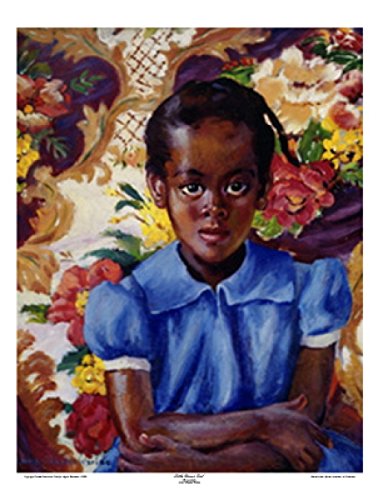 Laura Wheeler Waring Little Brown Girl Poster Print (19 x 26 inches), Unframed, Landscape Orientation, Rectangular Shape, Paper Material, Modern Contemporary Style, Bedroom Kids Room, Indoor Use Only
