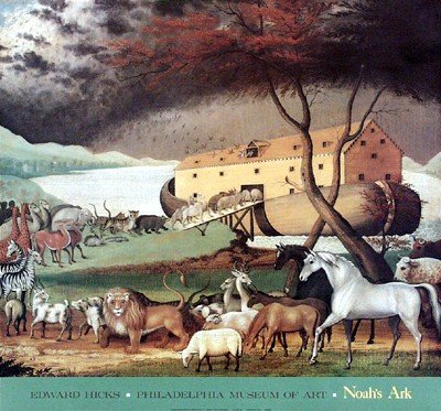 Noah's Ark Animal Kingdom - Poster by Edward Hicks (29 x 27)