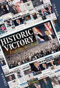 Barack Obama - Historic Victory - Poster by Tonya Jones (13 x 19)