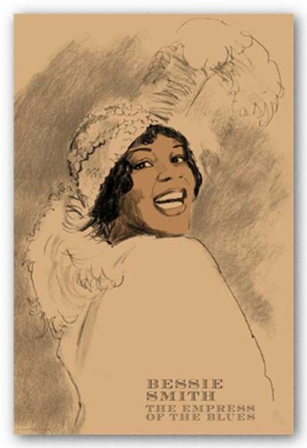Bruce Teleky Bessie Smith by Clifford Faust 18"x12" Art Print Poster