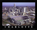 Charlotte, North Carolina - Panthers at Ericsson Stadium Art Poster Print