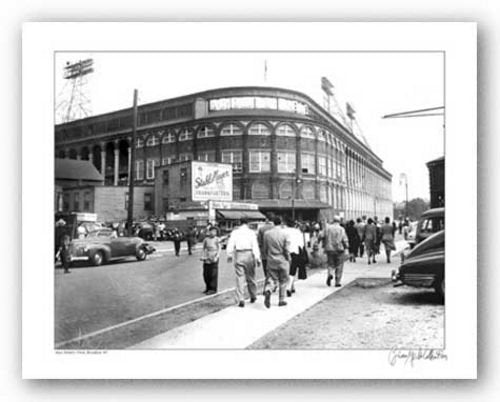 Bruce Teleky Ebbets Field, Brooklyn, New York, 1947 - Giclee by Merlis Collection 11"x14" Art Print Poster