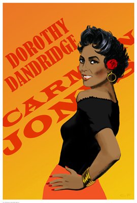 Dorothy Dandridge - Poster by Clifford Faust (12 x 18)