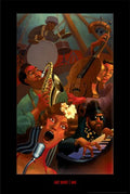Jazz Quintet Art Poster Print