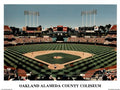 Oakland Coliseum by Ira Rosen - 18 x 24 inches - Fine Art Print / Poster