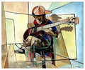 The Little Musician by Nathaniel Barnes - 22 x 27 inches - Fine Art Print / Poster