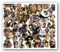 Bruce Teleky Hip Hop, A Piece of History by Johnny Myers 22"x25" Art Print Poster African-American