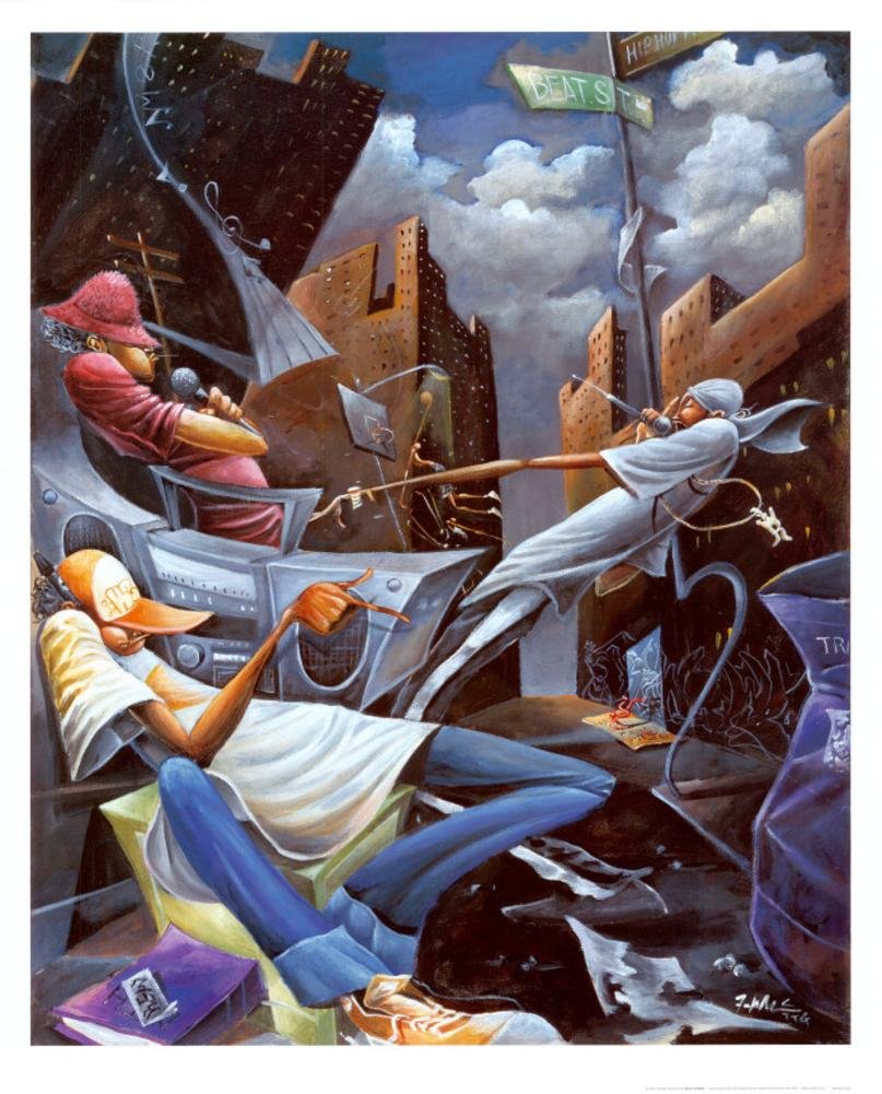 POSTER STOP ONLINE Beat Street Art Print by Frank Morrison 27 x 34in