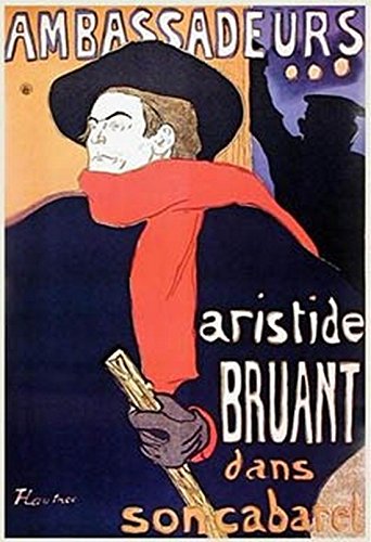 Ambassadeurs by Henri de Toulouse-Lautrec - 38 x 25 inches - Fine Art Print / Poster