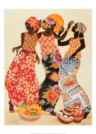 Jubilation Art Poster Print by Keith Mallett, 20x28