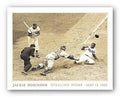 Jackie Robinson Stealing Home May 18, 1952 by Rachel Robinson 28"x22" Art Print Poster