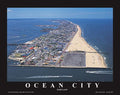 Ocean City, Maryland - Poster by Mike Smith (28 x 22)