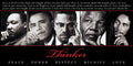 The Thinker II by Design Max Art Print Poster 36x18 King Obama Malcom X Mandela Marley